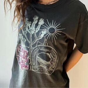 NEW Free People x Vintage Souls Lucky In Vegas Tee